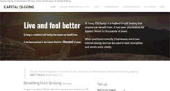 Desktop Screenshot of capitalqigong.com