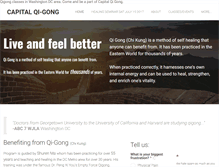 Tablet Screenshot of capitalqigong.com